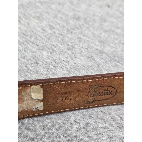 Vintage Crumrine El Arturo Initial L Buckle Lizard Leather Belt Women\'s Sz 32 main image 16